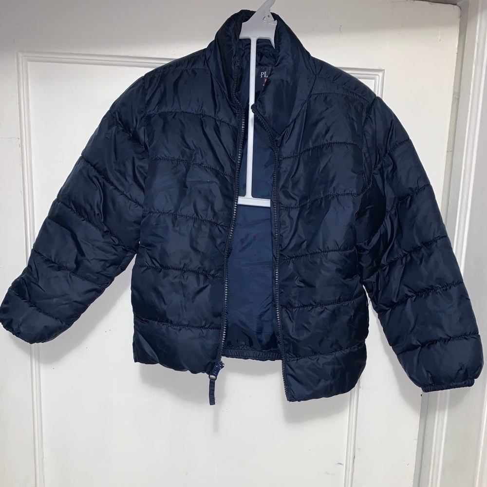 Youth navy blue bubble jacket Children’s Place size 5/6 slightly worn